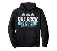 One Crew One Circuit Journeyman Lineman Line Crew Lineman Pullover Hoodie