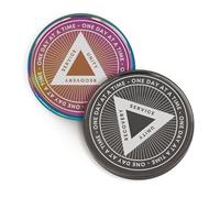 One Day at A Time - Sobriety Coin: Engraved Metal Token for Alcoholics Anonymous, Sober Friends, Everyday Carry - Service, Unity & Recovery