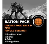One Day Food Pack D/Multi-Day Stage Race - Fish - Single Serving