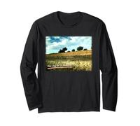 One Day in La Mancha. Spain España Castilla iberian Olive Long Sleeve T-Shirt