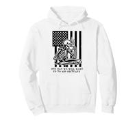 One Day We Will Wake Up to His Obituary Anti Fascism Resist Pullover Hoodie