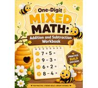 One-Digit Mixed Math: Addition and Subtraction Workbook: Clear Practice with Simple Horizontal Problems (MIXED PRACTICE (ADDITION + SUBTRACTION) SERIES DESCRIPTION)