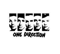 One Direction Home Decor Wall Stickers Vinyl Wall Art Room Sticker Decal Portrait Fashion for Boy Bedroom Mural58 x 35 cm