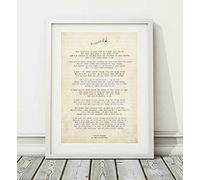 One Direction - Little Things - Song Lyric Art Poster Print (UNFRAMED) - Sizes A4 A3 (A3)