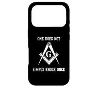 One Does Not Simply Knock Once - Masonic Freemason Case for iPhone 17 Pro