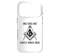 One Does Not Simply Knock Once - Masonic Freemason Case for iPhone 17 Pro