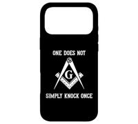 One Does Not Simply Knock Once - Masonic Freemason Case for iPhone 17 Pro Max