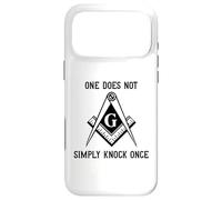 One Does Not Simply Knock Once - Masonic Freemason Case for iPhone 17 Pro Max