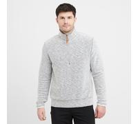 One Earth Men's Trevone Half Zip Fleece - Cream, Cream