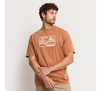 One Earth Men's Washed Freedom T-Shirt, Rust S