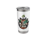 One Earth No Backup Climate Change Earth Day Stainless Steel Insulated Tumbler