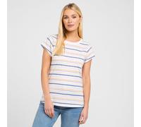 One Earth Women's Dawlish Striped T-Shirt - White, White