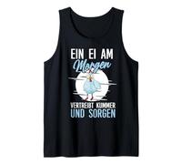 One Egg in The Morning Chicken Coop Farm Rooster Funny Chicken Tank Top