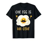 One Egg Is Un Oeuf | Funny French Egg Joke Yolk Egg Pun T-Shirt
