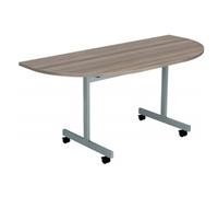 One Eighty Tilting Table 1400 X 700 Silver Legs - OETT1470DENDSVGO