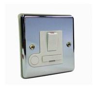 one electrical CP1527 13A switched spur PC WH