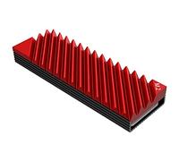 One enjoy M.2 Heatsink Cooler, NVMe M.2 2280 SSD Double-Sided Heat Sinks with Silicone Thermal Pad for PC/PS5 (Red)