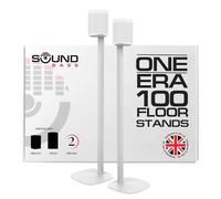 One / ERA100 Floor Stand Twin Pack (2pcs), White | Compatible with Sonos One, Gen 2, Play:1, SL | Future-Proof Design Also Compatible with ERA 100, Designed by Sound Bass UK. Double, Pair