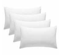 One Extender - White Extra Large Pillow Cases 4 Pack 50CM X 90CM +15CM, 200 Thread Count Cotton Pillow Cases with Envelope Closure, Breathable Bed Pillow Cases 4 Pack Machine Washable - White