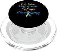 One Extra Chromosome Infinite Personality Down Syndrome PopSockets PopGrip for MagSafe