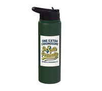 One Extra Chromosome Infinite Personality Down Syndrome Stainless Steel Insulated Water Bottle