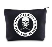 One Eyed Willy Makeup Bag Willy's Treasure Hunting Society Gifts Pirate Captain Gifts Mama Fratelli Gifts (ONE Eyed UK)