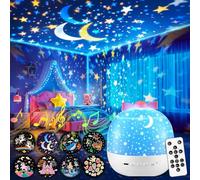 Night Light Kids,144 Lighting Modes+15 Films+USB Rechargeable Baby Night Light Projector, Remote+360°Rotate Baby Lights Projector, Girls Night Light Projector Light for Kids Projector Night Light Kids