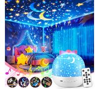 One Fire Sensory Lights for Babies, 15 Films+144 Lighting Modes Night Light Projector, USB Rechargeable & Cordless Baby Lights Projector, Baby Projector Light Newborn Sensory Toys for Babies