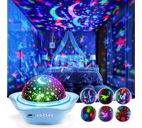 One Fire Sensory Toys for Autism, [6 Films + 90 Effects] Star Projector Night L