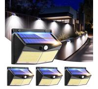 One Fire Solar Lights Outdoor Garden【248 LED/3 Modes/270°Wide Angle】 Solar Security Lights Outdoor Motion Sensor,2200mAh Solar Garden Lights,IP65 Solar Lights Waterproof for Garage