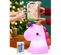 One Fire Unicorn Night Light Kids, 16 Colors & Remote Control Baby Night Light Newborn, Rechargeable Unicorn Lamp, Cute Girls Gifts for Kids Gifts Teen Girl Gifts