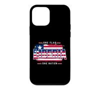 One Flag One Nation Liberia | Distressed Liberian Flag Case for iPhone 12 mini