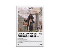 One Flew Over The Cuckoo’s Nest Canvas Poster Room Decor Poster for Bedroom Living Room Walls 12x18inch(30x45cm) Unframe-style