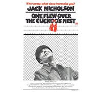 One Flew Over the Cuckoo's Nest 1975 Movie Poster A0-A1-A2-A3-A4-MAXI sizes