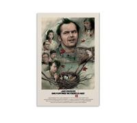 One Flew Over The Cuckoo's Nest Classic And Wonderful Movies And TV Series Canvas Poster Wall Art Decorative Painting Bedroom Painting Posters08x12inch(20x30cm) Unframe-style