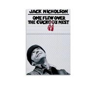 One Flew Over The Cuckoo's Nest Classic And Wonderful Movies And TV Series Canvas Poster Wall Art Decorative Painting Bedroom Painting Posters16x24inch(40x60cm) Unframe-style