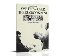 One Flew Over The Cuckoo's Nest Classic And Wonderful Movies And TV Series Canvas Poster Wall Art Decorative Painting Bedroom Painting Posters08x12inch(20x30cm) Frame-style