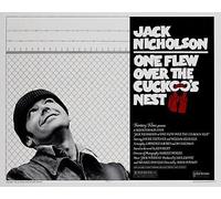 "ONE FLEW OVER THE CUCKOO'S NEST" - Classic Movie Poster - Poster Size : A4