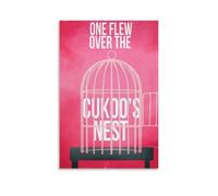 One Flew Over The Cuckoo's Nest Posters Classic Movie Poster Comedy Film Canvas Painting Wall Art Poster for Bedroom Living Room Decor (10) Canvas Wall Art Poster Decorative Modern Home Print Picture