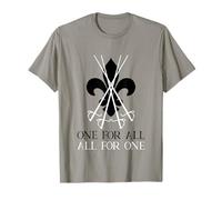 One for All, All for One The Three Musketeers Fleur-de-lis T-Shirt