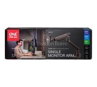 One For All DM7110 Design Line Universal Single Monitor Mount│13" and 35"│Black