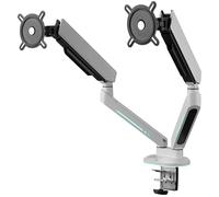ONE FOR ALL DM8220 Universal Gaming Dual Arm 21-45" Monitor Desk Mount - White