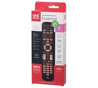 One For All Essential 6-Way Anti-Microbial Universal Remote Urc3661