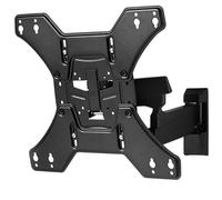 One For All Full Motion TV Bracket - Swivel (180°) Tilt (15°) Wall Mount - Screen size 13-65 Inch - For All types of TVs - Max Weight 50kgs - VESA 75x75 to 400x400 - Black - WM4451