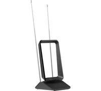One For All Unamplified Indoor Digital TV Aerial - Ready to receive Freeview and Analogue TV Signals within a range of 3 miles - HD Ready - HDTV Antenna - UHF/VHF - black - SV9405