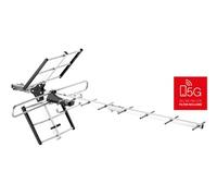 One For All SV 9357 Outdoor Mono TV Antenna - TV Antenna (DAB, DAB+, DVB-T, DVB-T2, 420 mm, 870 mm, 737 mm)