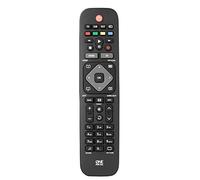 One For All Philips TV Replacement remote - Works with ALL Philips televisions - Ideal TV replacement remote control,Black