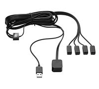 One For All Remote Control Extender - Control 4 AV devices behind closed cabinet doors - IR Extender -USB powered- Plug & Play - black - URC1000