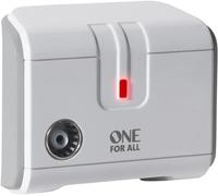 One For All Signal Booster Splitter TV 1 Output Amplified Full HD SV9601 White