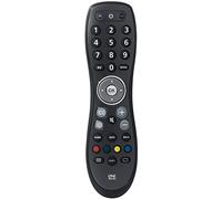 One For All Simple 2 Universal remote control - Perfect replacement remote for 2 devices: TV and STB (Freeview/Sat/Cable) - With learning feature - Guaranteed to work all brands - Black - URC 6420